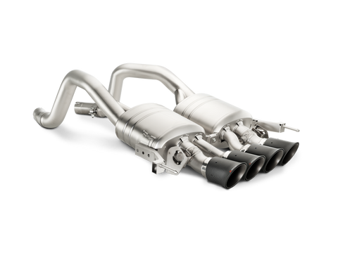 Akrapovic 14-17 Chevrolet Corvette Z06 (C7) Slip-On Line (Titanium) w/ Carbon Tips - MTP-CO/TI/2