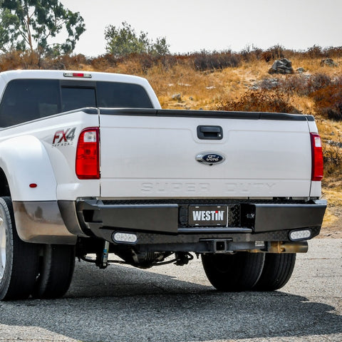 Westin 11-16 Ford F-250/350 HDX Bandit Rear Bumper - Black - 58-341115