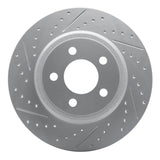 R1 13-25 Mazda Mx-30 Rear Left Drilled & Slotted Geo-Carbon Rotor - 830-80083L