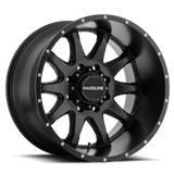 Raceline 930B Shift 18x9in / 5x114.3/5x127 BP / -12mm Offset / 78.1mm Bore - Satin Black Wheel - 930B-89096-12