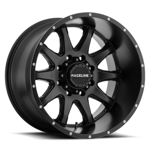 Raceline 930B Shift 18x9in / 5x150/5x139.7 BP / 18mm Offset / 110.3mm Bore - Satin Black Wheel - 930B-89052+18