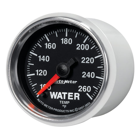 Autometer GS 100-260 degree Electronic Water Temperature Gauge - 3855