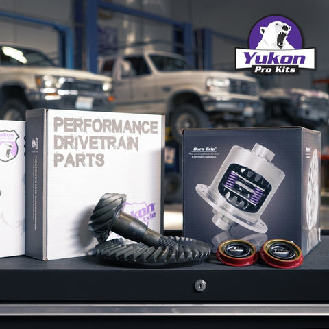 Yukon 8.8in Ford 4.56 Rear Ring & Pinion Install Kit 31 Spline Positraction 2.53in Axle Bearings - YGK2041