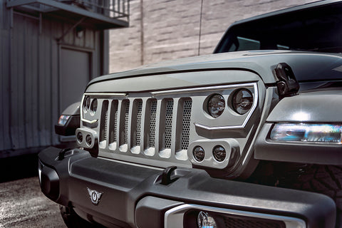 Oracle VECTOR Series Full LED Grille - Jeep Wrangler JL/JT - NA - 5837-PRO