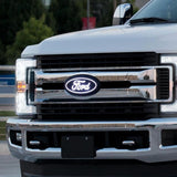 Putco 17-20 Ford SuperDuty Front Luminix Ford LED Emblem - w/o Camera CutOut - 92701