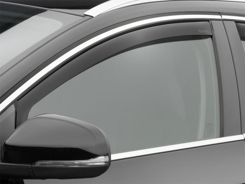 WeatherTech 11+ Volvo S60 Front Side Window Deflectors - Dark Smoke - 80579