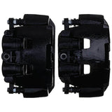Power Stop 11-18 Ram 1500 Front Black Calipers - Pair (w/Bracket) - S5054BLK