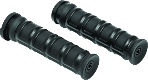 Kuryakyn Dillinger Grips Throttle-By-Wire Black - 6675