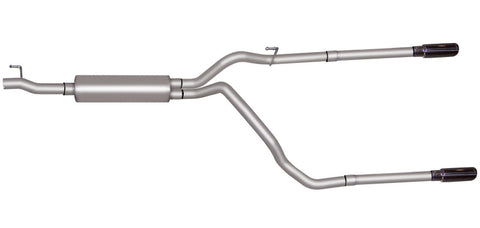 Gibson 2003 Dodge Ram 1500 Laramie 5.7L 2.5in Cat-Back Dual Split Exhaust - Aluminized - 6515