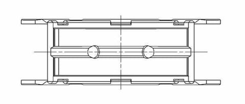 ACL Ford 2.0L/2.3L DOHC Duratec Race Series Main Bearing Set - 5M8174H-.25