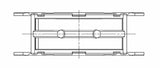 ACL 03+ Ford/Mazda 4 2.0L/2.3L DOHC Duratec Standard Size Race Series Main Bearing Set - 5M8174H-STD