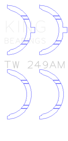 King Engine Bearings 1995 Toyota Tacoma AM-Series Thrust Washer Set - TW249AM