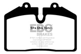 EBC 92-93 Porsche 911 (964) 3.6 Carrera RS America Redstuff Front Brake Pads - DP31013C