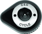 S&S Cycle Stealth Slasher Teardrop Air Cleaner Cover - Gloss Black - 170-0533