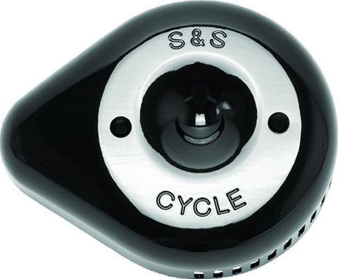 S&S Cycle Stealth Slasher Teardrop Air Cleaner Cover - Gloss Black - 170-0533