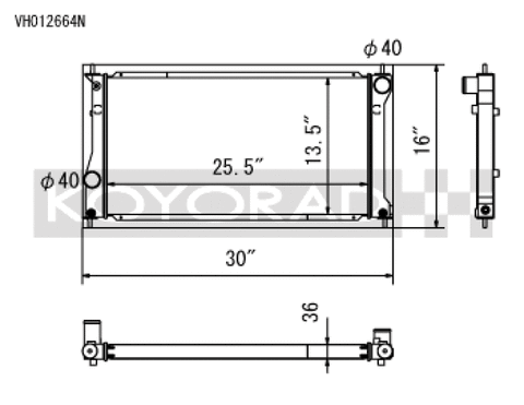 Koyo 13-20 Scion FR-S / Subaru BRZ 2.0L / 22+ Toyota GR86 / Subaru BRZ 2.4L (MT/AT) Radiator - VH012664N