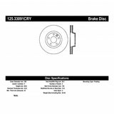 Centric Premium 03-18 Porsche Cayenne Front Right CRYO-STOP Rotor - 125.33091CRY