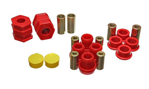 Energy Suspension 99-00 Honda Civic Si Red Front Control Arm Bushing Set - 16.3115R