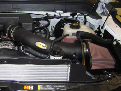 Airaid 10-13 Ford F-250 / F-350 Super Duty 6.2L CAD Intake System w/ Tube (Oiled / Red Media) - 400-273