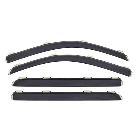 AVS 07-11 Toyota Camry Ventvisor In-Channel Front & Rear Window Deflectors 4pc - Smoke - 194425