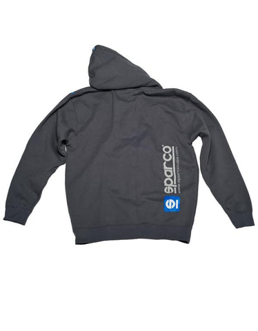 Sparco Sweatshirt Zip WWW Gry Xlrg - SP04100GR4XL