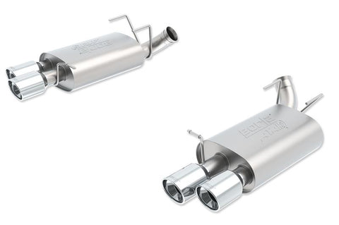 Borla 13-14 Mustang Shelby GT500 GT 5.8L V8 RWD Dual Split Rear Exit ATAK Exhaust Rear Section Only - 11831