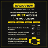 MagnaFlow Universal Catalytic Converter 3.00 inch with dual O2 OEM - 51069