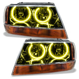 Oracle 99-04 Jeep Grand Cherokee SMD HL - Black - ColorSHIFT w/ 2.0 Controller - 7167-333