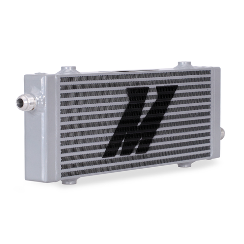 Mishimoto Universal Medium Bar and Plate Cross Flow Silver Oil Cooler - MMOC-SP-MSL