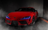 Oracle 20-21 Toyota Supra GR RGB+A Headlight DRL Upgrade Kit - ColorSHIFT - 1400-330