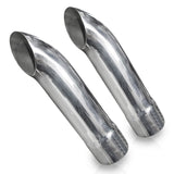Stainless Works Short Turn Down Tips- 2 1/4in ID Inlet 2 1/4in Body - 7080225