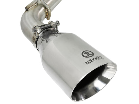 aFe POWER Takeda 2.5in 304 SS Axle-Back Exhaust w/ Polished Tips 17-19 Infiniti Q60 V6-3.0L (tt) - 49-36133NM-P