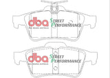 DBA 08-10 Chevrolet Cobalt (Rear Rotor) SP Performance Rear Brake Pads - DB1763SP