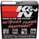 K&N Replacement Industrial Air Filter 1.875in ID x 3.5in OD x 7.125in H Kubota/John Deere/Bobcat - E-4552