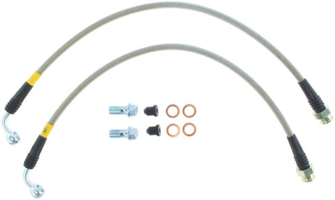 StopTech 14-17 Chevrolet Corvette Stainless Steel Front Brake Lines - 950.62020