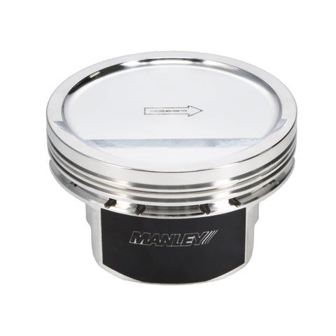 Manley Small Block Chevy LS Series 4.030in Bore - 1.115in CD - -18 cc Dish Platinum Series Pistons - 596230C-8