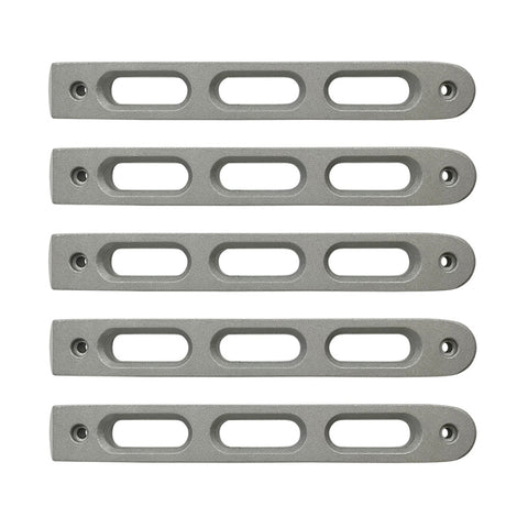 DV8 Offroad 2007-2018 Jeep JK Silver Slot Style Door Handle Inserts - Set Of 5 - D-JP-190026-AL-5