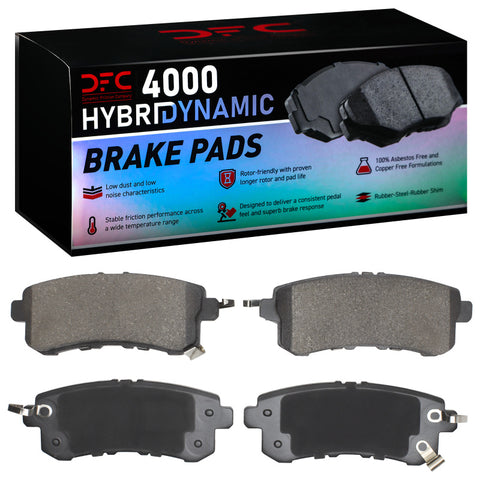 DFC 10-24 Nissan Patrol (Latin America) Rear 4000 Hybridynamic Brake Pads - 4000-1510-00