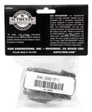K&N Air Filter Wrap Black Round for Harley Davidson 91-97 Sportster/Glide/Softail/Fat Boy/Low Rider - RK-3901PK