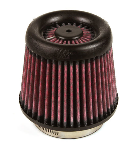 K&N Universal X-Stream Clamp-On Air Filter 3.313in Flg ID/4.875in Base OD/4in Top OD/4.25in H - RX-4120-1