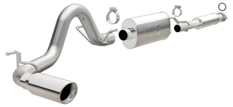 MagnaFlow Cat-Back 2016 Toyota Tacoma TRD 3.5L V6 SS 3in Single Pass Side Exit Rear 4in Tip - 19293