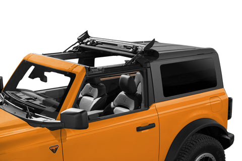 Bestop 21-26 Bronco Bronco Raptor 2-Door Sunrider For Hardtop (Premium Black Twill) - 52460-17