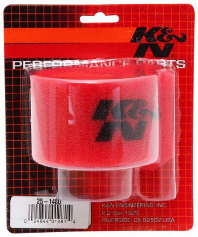 K&N Airforce Pre-Cleaner Air Filter Foam Wrap - Red - 25-1480