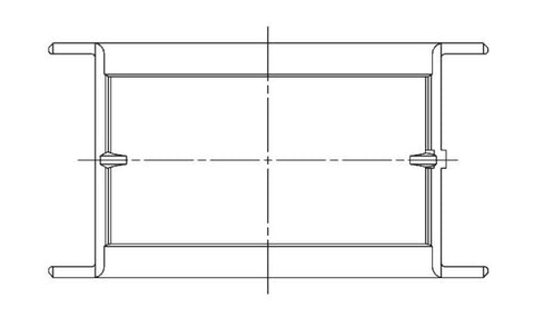 ACL Chevy 265/283/302/327 .010 Oversized Main Bearing Set - CT-1 Coated - 5M429HC-10