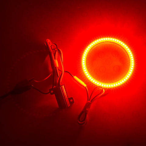 Oracle Jeep Wrangler 07-17 LED Waterproof Turn Signal Halo Kit - Amber - 2931-005