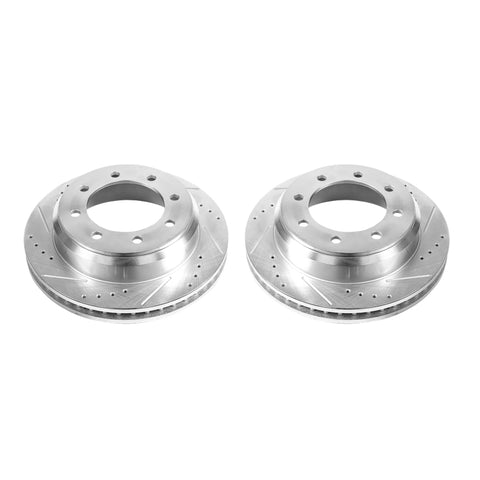Power Stop 08-14 Ford E-150 Rear Evolution Drilled & Slotted Rotors - Pair - AR85123XPR