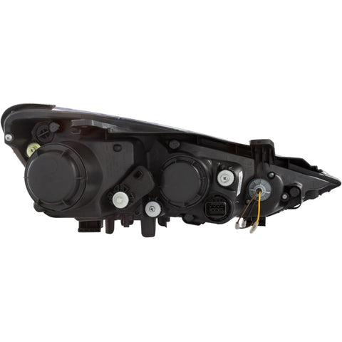 ANZO 2013-2015 Hyundai Genesis Projector Headlights w/ Plank Style Design Black (HID Compatible) - 121511