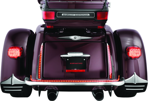 Kuryakyn Rear Mud Flaps For Trikes Chrome - 7220