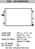 CSF 06-09 Volkswagen Golf/GTI / 06-09 Volkswagen Jetta/GLI Radiator - 7026