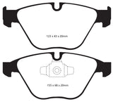 EBC 13+ BMW X1 2.0 Turbo (28i) Greenstuff Front Brake Pads - DP21512